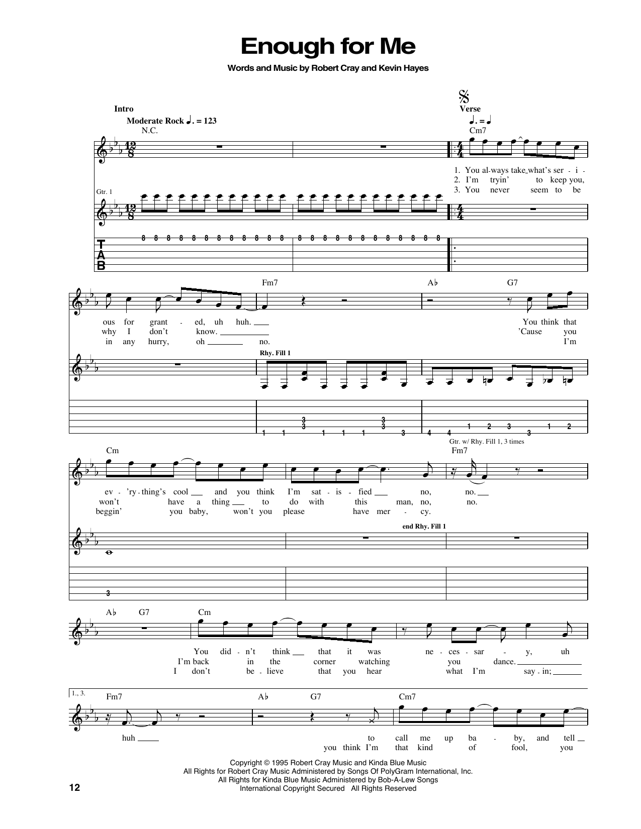 Produktbild zu: Enough For Me