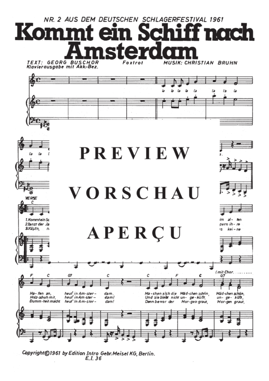 Produktgalerie: Seite 4 von 4 Kommt ein Schiff nach Amsterdam, Valente, 	Catarina, Klavier und Gesang
