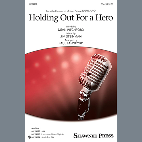 Produktbild zu: Holding Out For A Hero (from Footloose) (arr. Paul Langford)