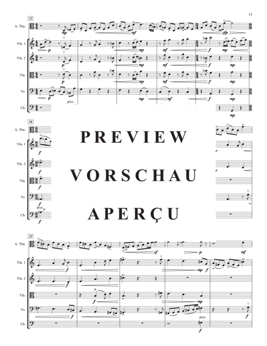 Produktgalerie: Seite 19 von 21 Concertino , , (Altposaune und Streichquintett)