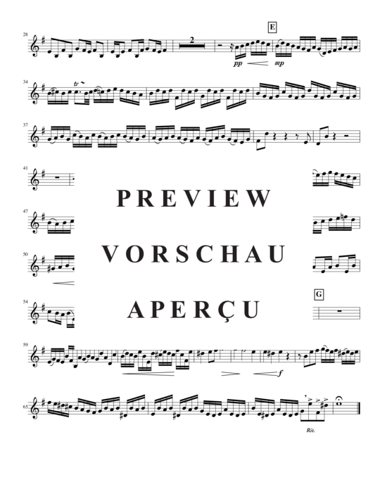 Produktgalerie: Seite 11 von 14 Fuge in G-Moll, , (2xTrompete in B, Horn in F, Posaune)
