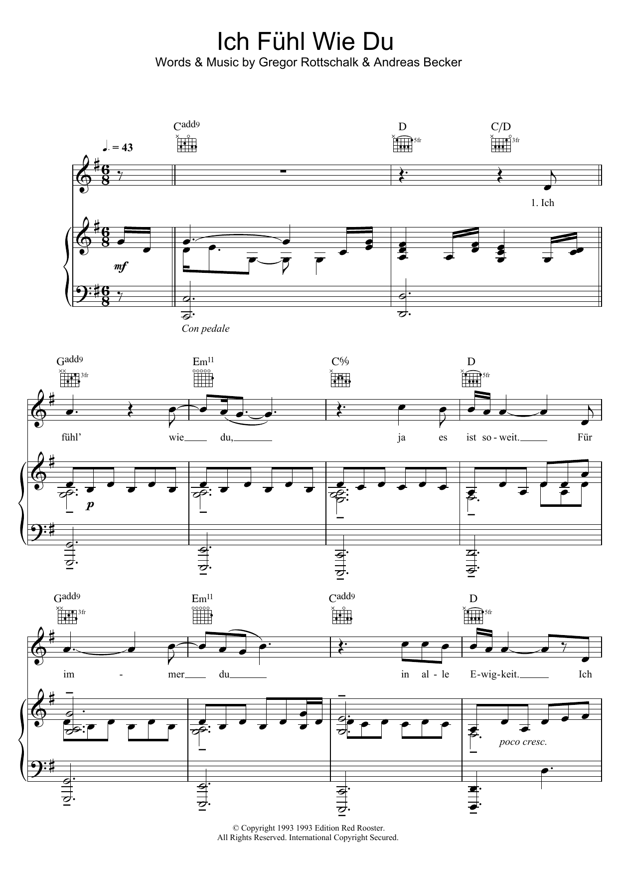 Produktgalerie: Seite 1 von 1 Ich Fuhl Wie Du, Peter Maffay, Gesang, Gitarre, Klavier