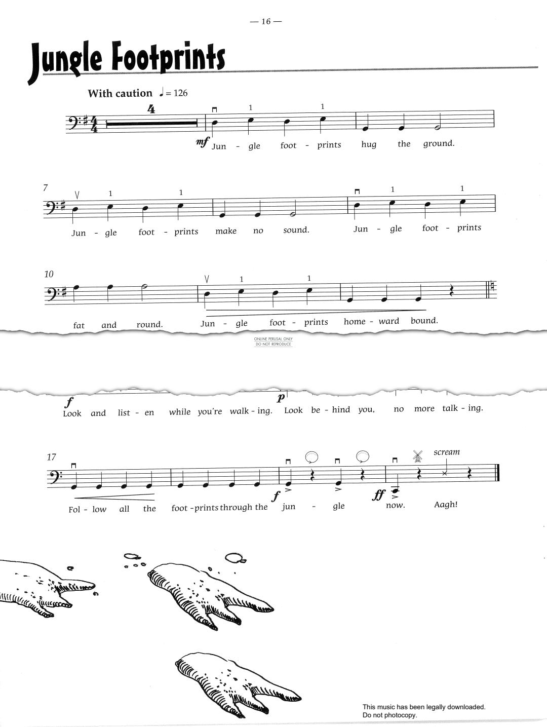 Produktgalerie: Seite 1 von 1 Jungle Footprints, Pam Wedgwood, Klavier, Violoncello
