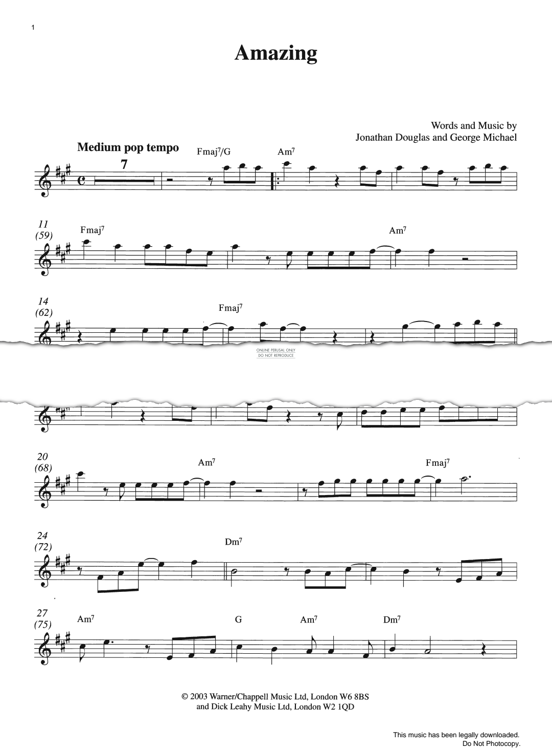 Product gallery: Page 1 of 1 Amazing, George Michael