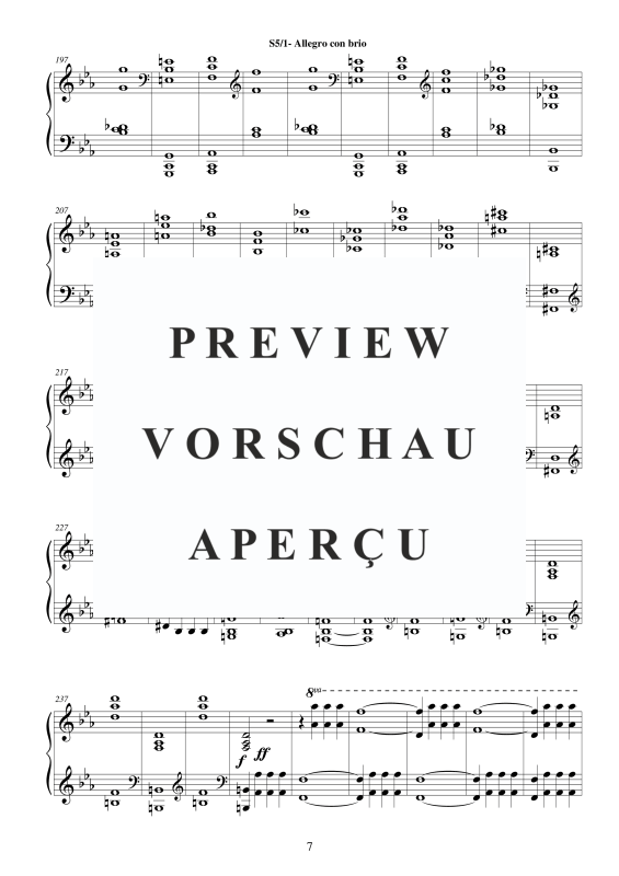 Produktgalerie: Seite 8 von 11 Symphony No.5 in C minor Op.67 for piano - Full Score, , Klavier Solo