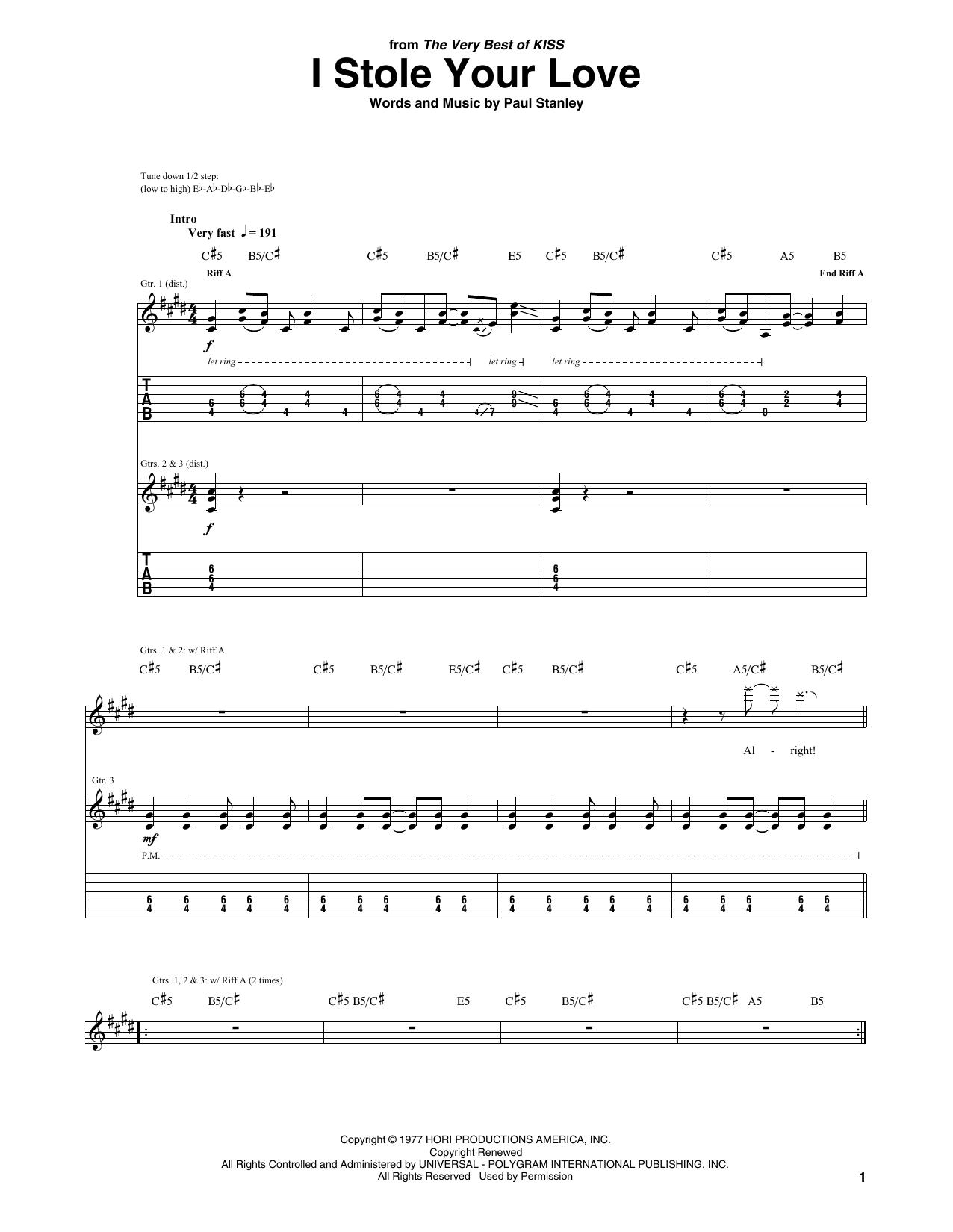 Produktbild zu: I Stole Your Love