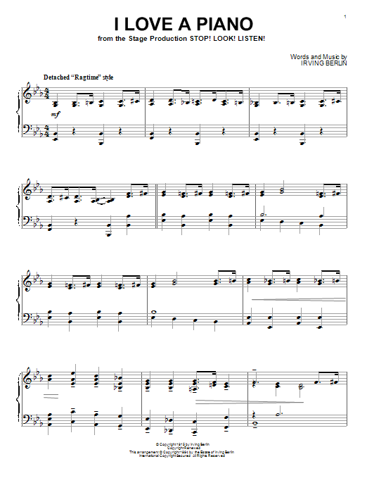 Produktbild zu: I Love A Piano