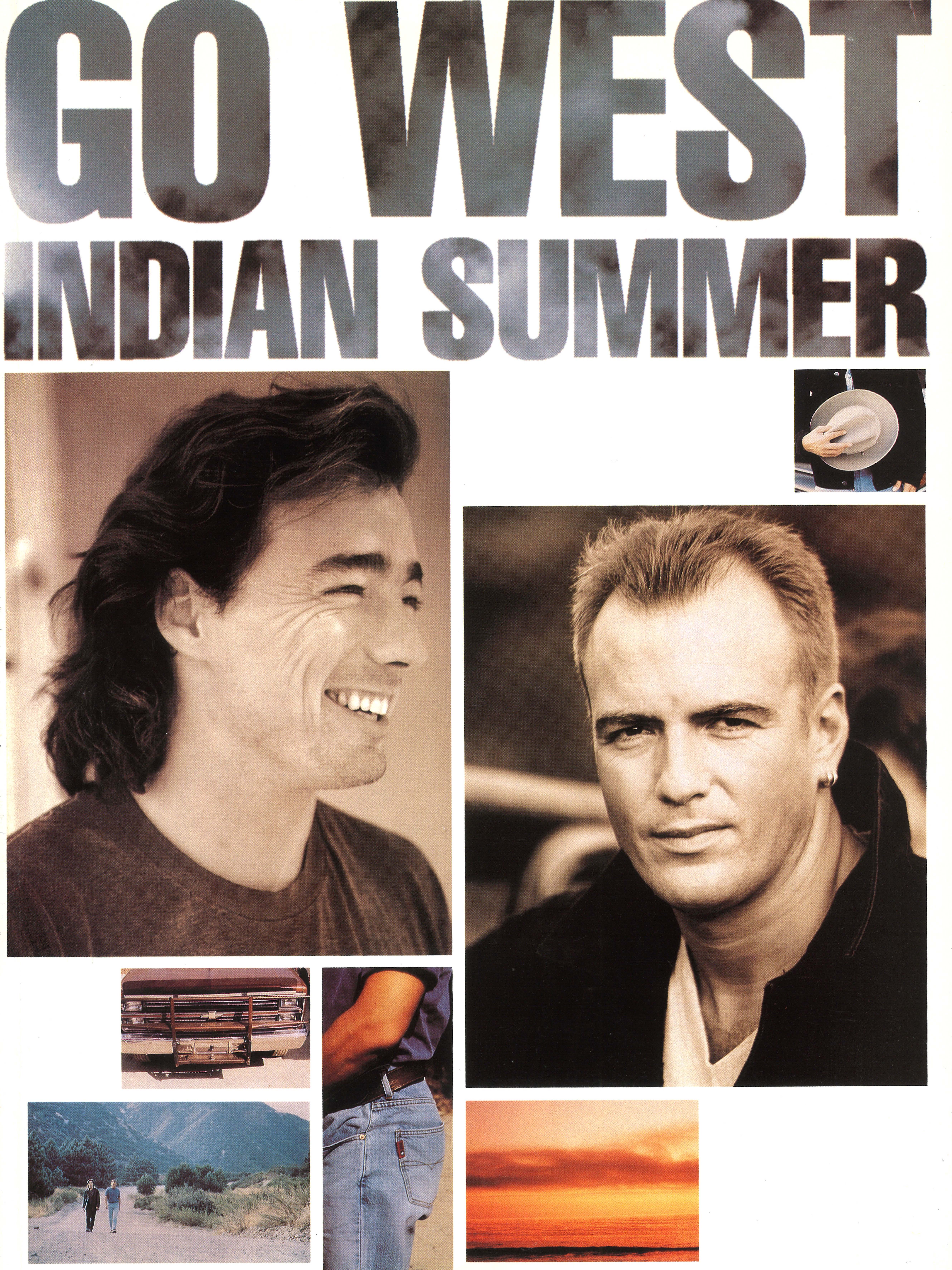 cover: A Taste Of Things To Come, Go West, Gesang, Gitarre, Klavier