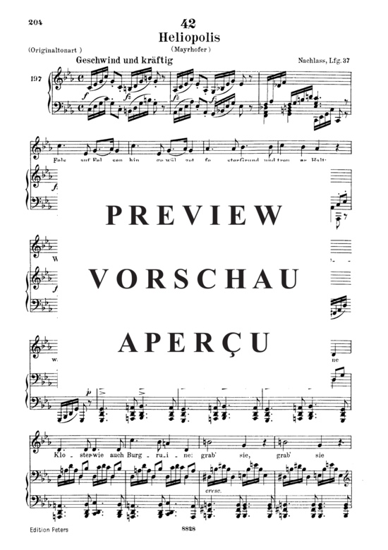 Product gallery: Page 2 of 4 Heliopolis D.754, , Low Voice and Piano