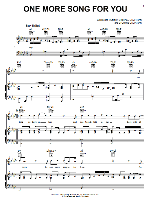 Produktbild zu: One More Song For You
