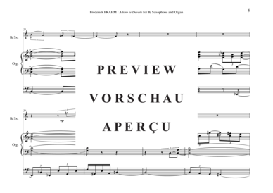 Product gallery: Page 6 of 10 Adoro Te Devote , , (tenor saxophone + organ)