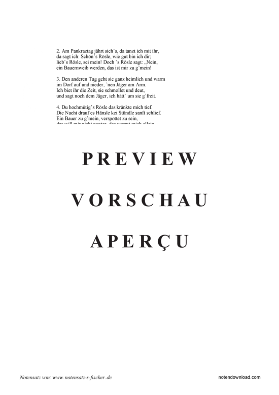 Product gallery: Page 3 of 3 Des Lindenwirts Rösle , , Piano and Voice
