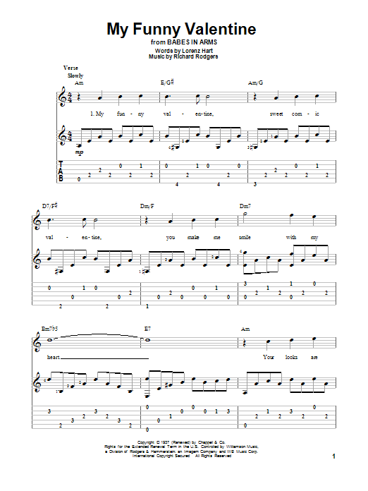 Produktbild zu: My Funny Valentine