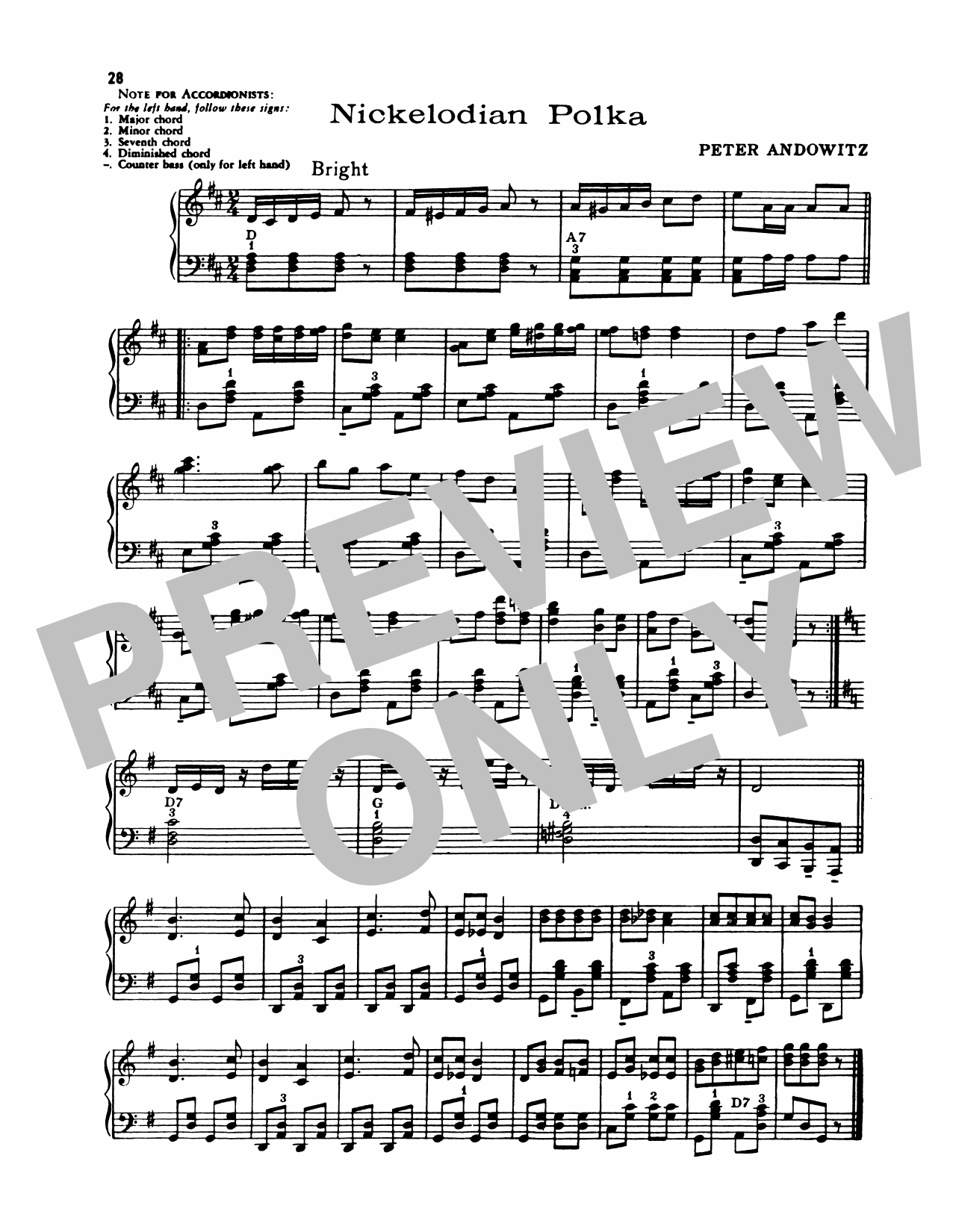 Produktgalerie: Seite 1 von 1 Nickelodian Polka, Lawrence Welk, Klavier