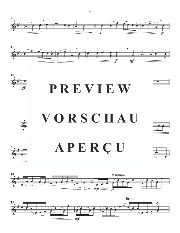 Product gallery: Page 8 of 11 Three Songs, , Horn Quartet