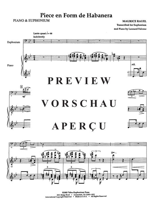 gallery: Piece en Form de Habanera , , (Euphonium + Klavier)