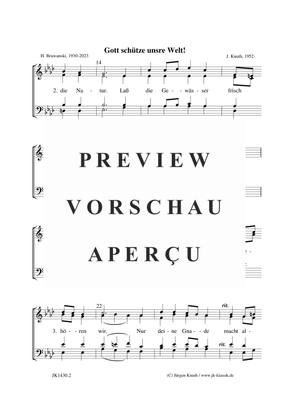 gallery: Gott schütze unsere Welt!, , Gemischter Chor