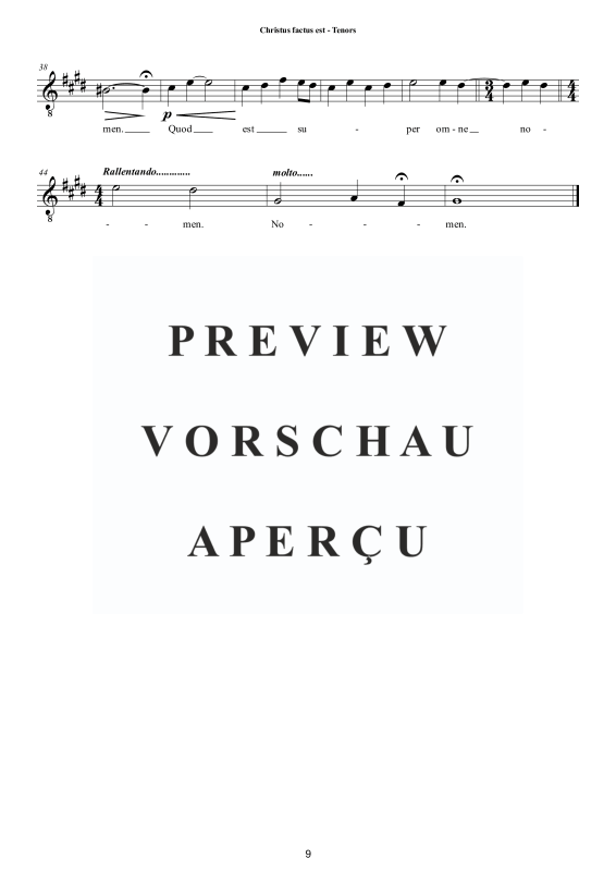 Produktgalerie: Seite 10 von 11 Christus factus est - Ambrosianischer Gesang, , Gemischter Chor