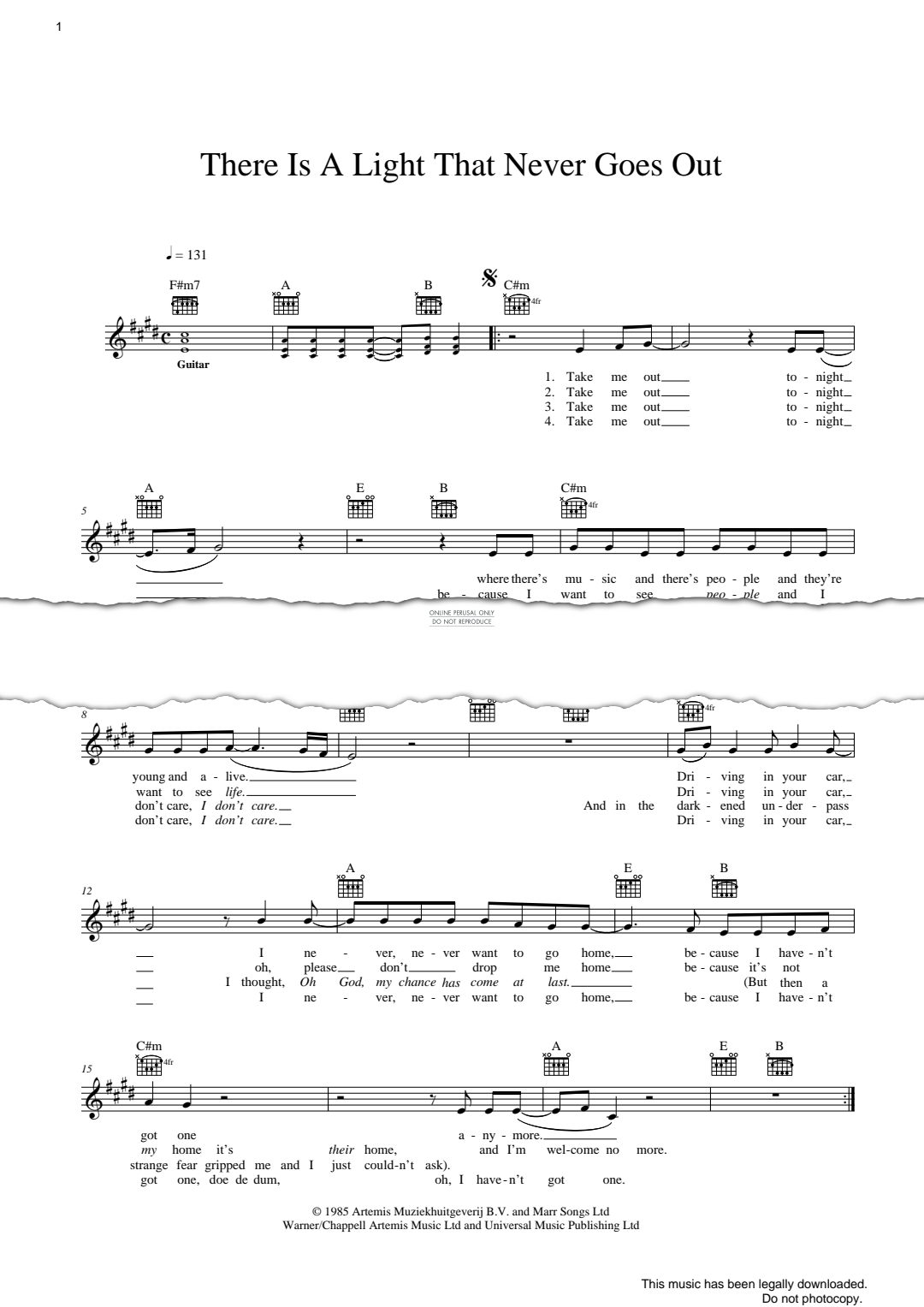 gallery: There Is A Light That Never Goes Out, The Smiths, Gesang