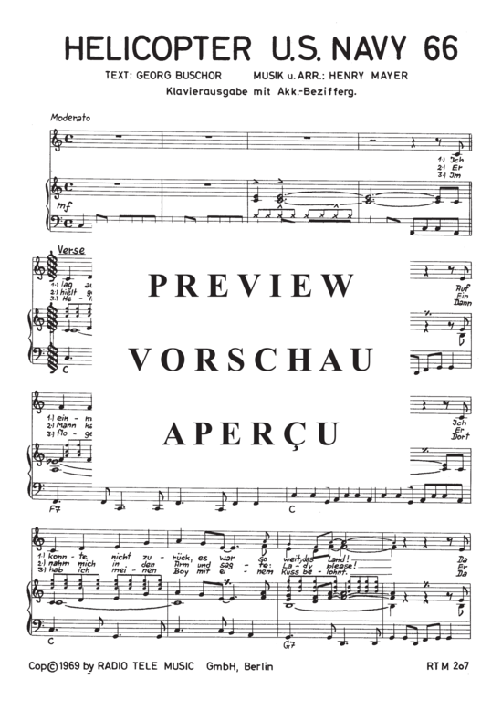 Produktgalerie: Seite 4 von 4 Helicopter US Navy 66, 	Manuela, Klavier und Gesang