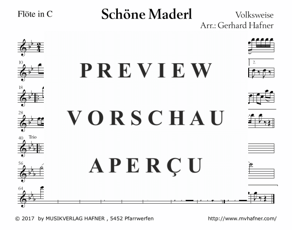 Product gallery: Page 7 of 11 Schöne Maderl - Polka, , (large wind orchestra)