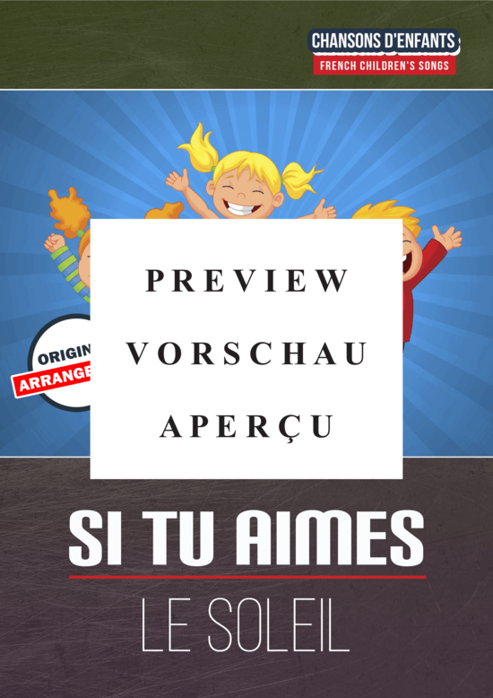 Produktgalerie: Seite 2 von 6 Si Tu Aimes Le Soleil, , (Gesang + Klavier, Gitarre)
