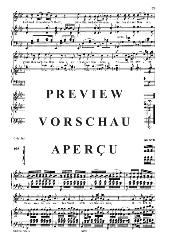 Product gallery: Page 2 of 7 Im Freien D.880, , Medium Voice and Piano