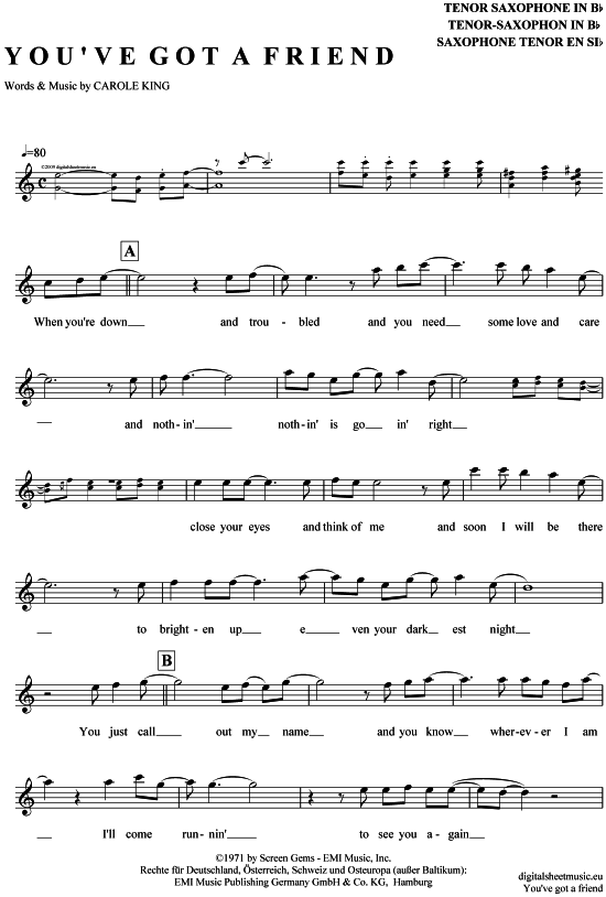 Product picture to: You´ve got a friend Carole King