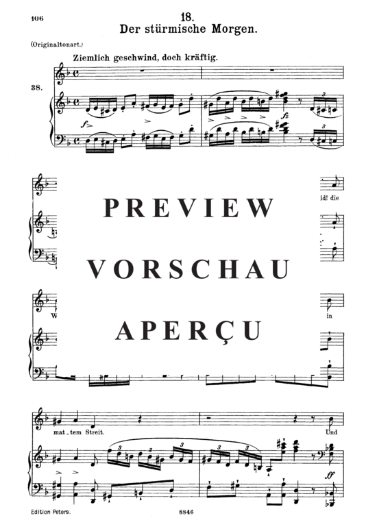gallery: Der stürmische Morgen D.911-18 (Winterreise) , ,  (Gesang mittel + Klavier)