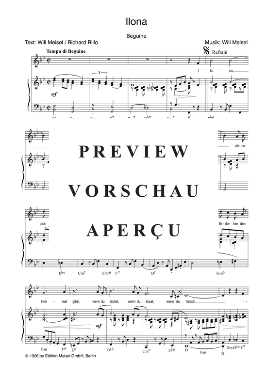 Produktgalerie: Seite 4 von 4 Ilona, 	, Klavier und Gesang