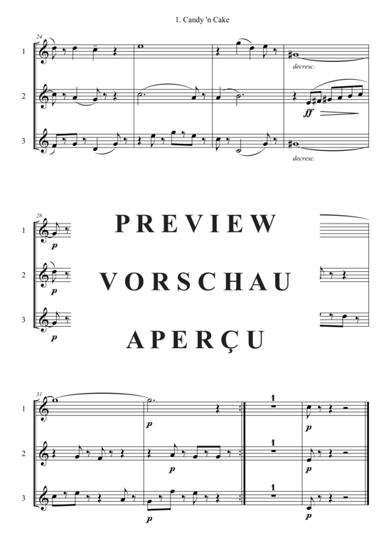 Produktgalerie: Seite 4 von 4 Candy ´n Cake , , (Trompeten Trio)