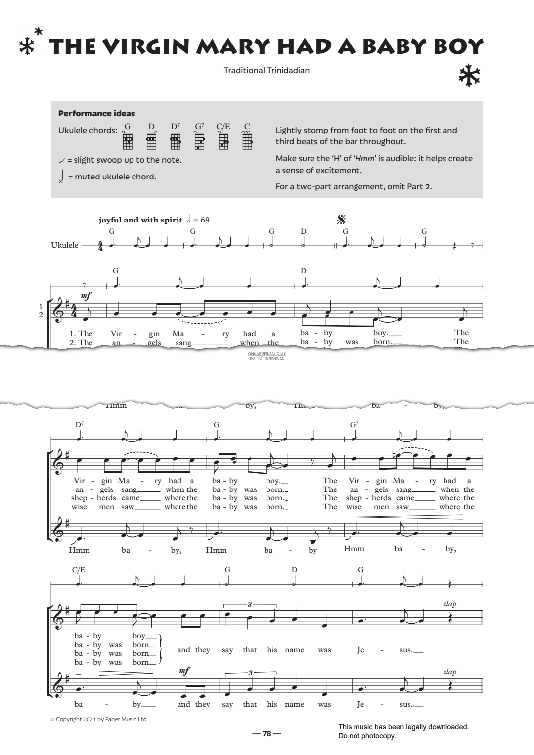 gallery: The Virgin Mary Had A Baby Boy, Traditional, Chor, Gesang