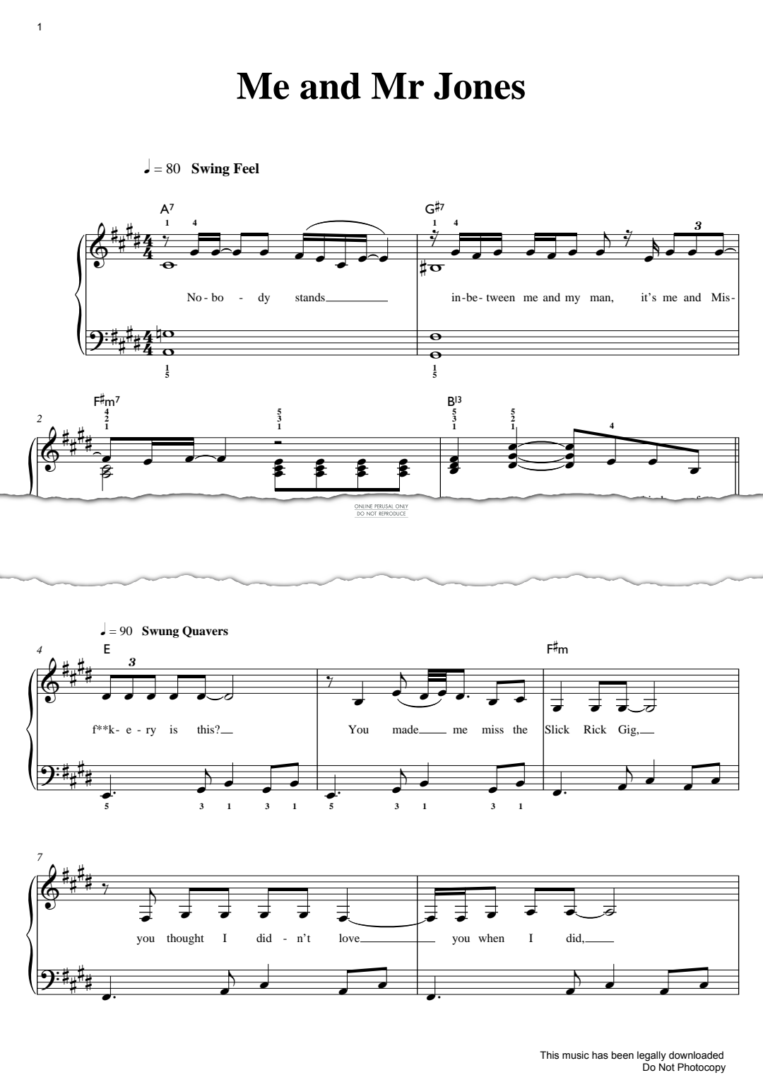 Product gallery: Page 1 of 1 Me & Mr Jones (Fuckery), Amy Winehouse