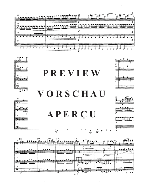 Product gallery: Page 4 of 19 Eine Kleine Nachtmusik, Mvt. 1 , , (Tuba Quartett EETT)