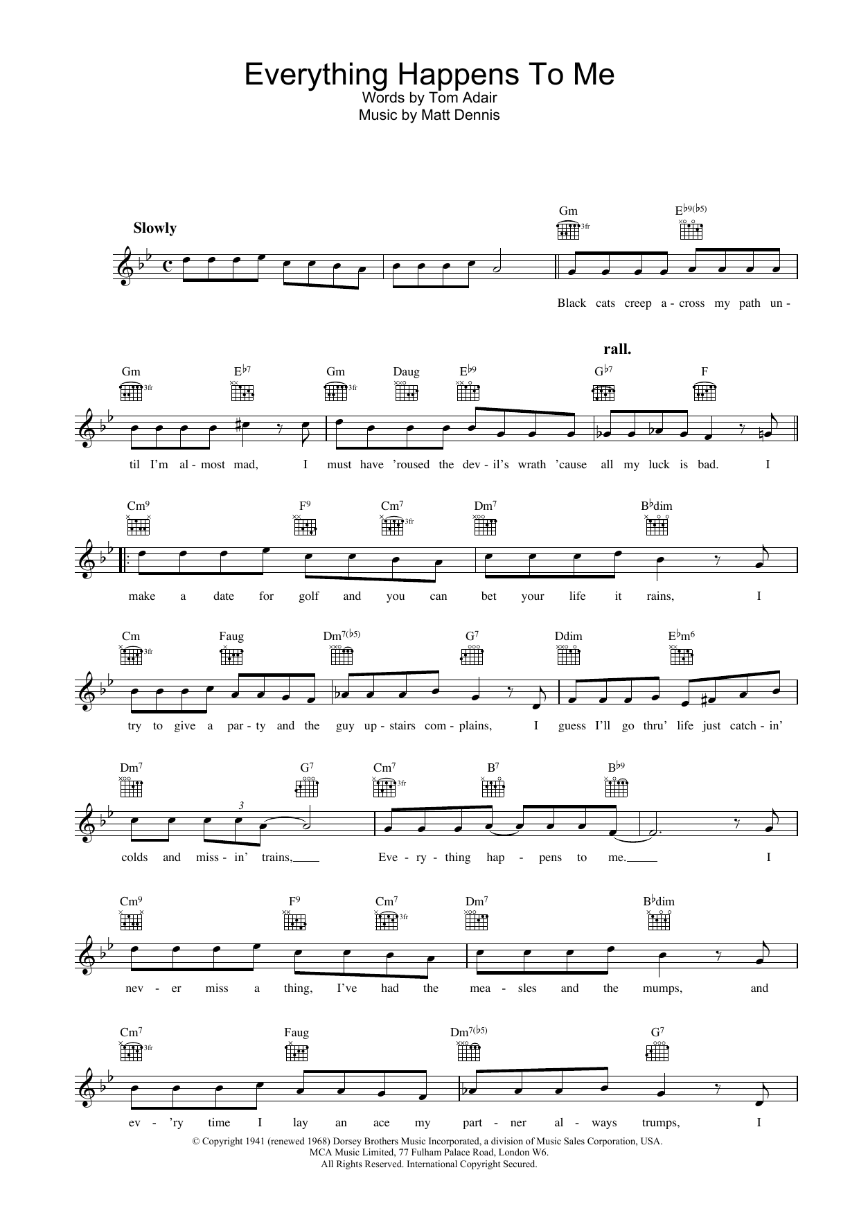 Product picture to:  Everything Happens To Me - Frank Sinatra