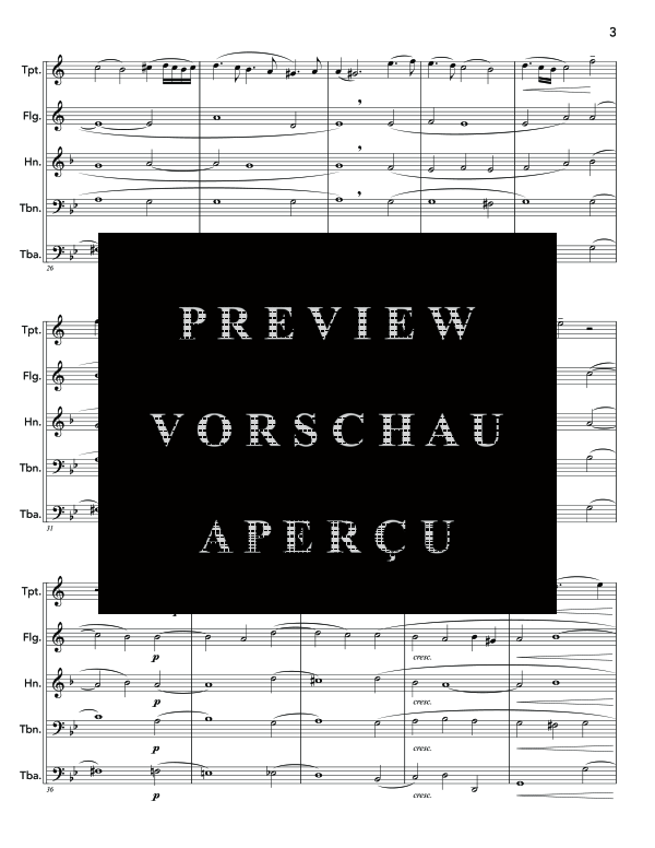 Produktgalerie: Seite 7 von 11 Dido´s Lament, , (Blechbläser Quintett)