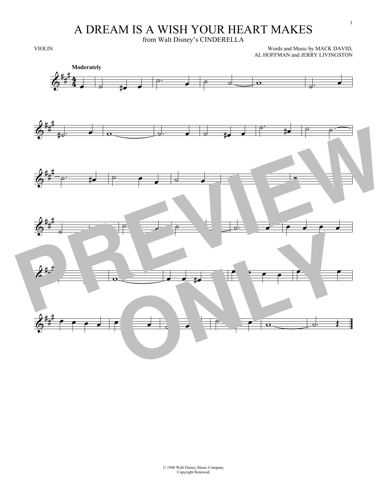 Product gallery: Page 1 of 1 A Dream Is A Wish Your Heart Makes (from Cinderella), Ilene Woods