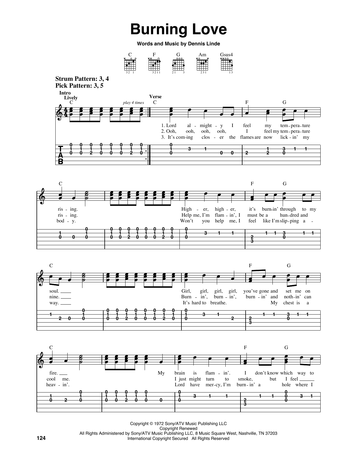 Produktgalerie: Seite 1 von 1 Burning Love, Elvis Presley, Gitarre
