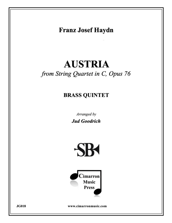 cover: Austria (Streichquartett in C Opus 76), , Brass Quintet