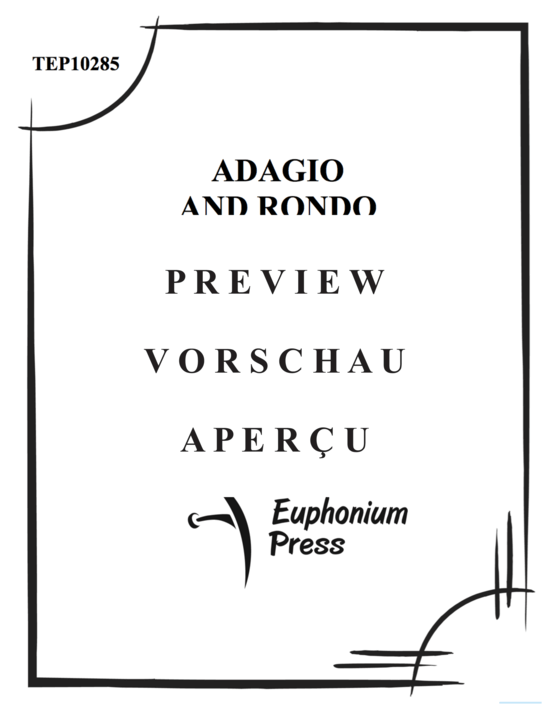 Product gallery: Page 2 of 21 Adagio and Rondo , , (Tuba Quartett EETT)