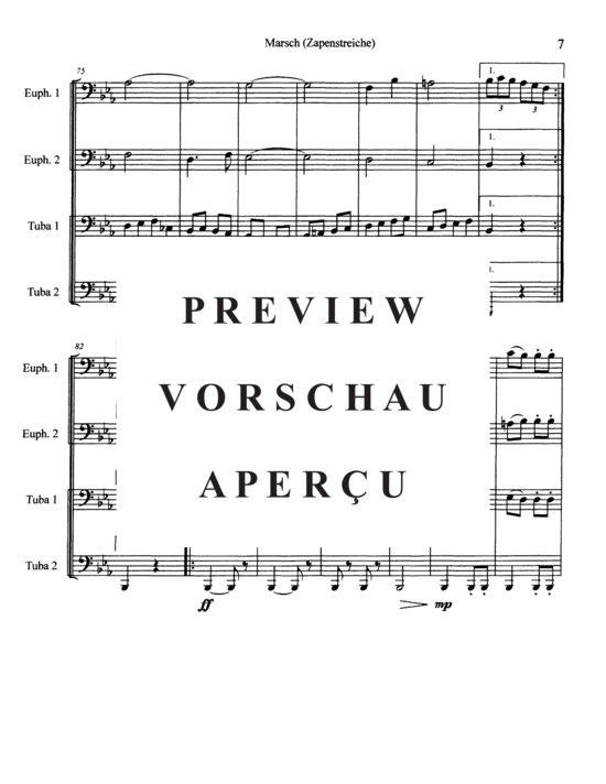 gallery: Marsch (Zapfenstreiche) , ,  (Tuba Quartett EETT)