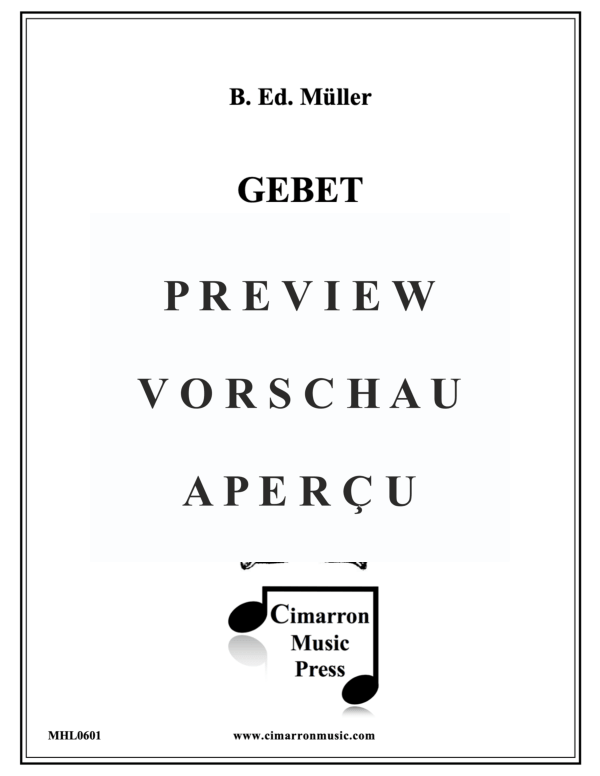 Product gallery: Page 2 of 7 Gebet (Prayer) Op. 65a, , Horn and Organ