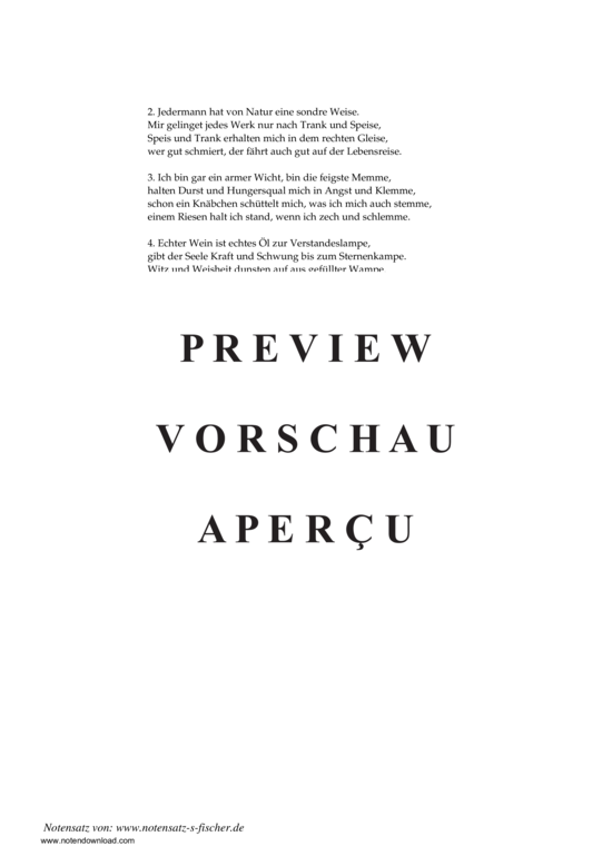 Product gallery: Page 3 of 3 Zechlied , , Piano and Voice