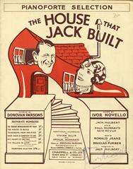 cover: The House That Jack Built Selection, Ivor Novello, Klavier