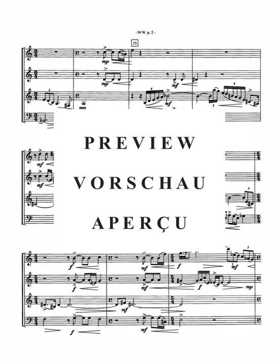 Produktgalerie: Seite 5 von 21 Winter Winds , , (Flöte, Oboe, Klarinette und Fagott)