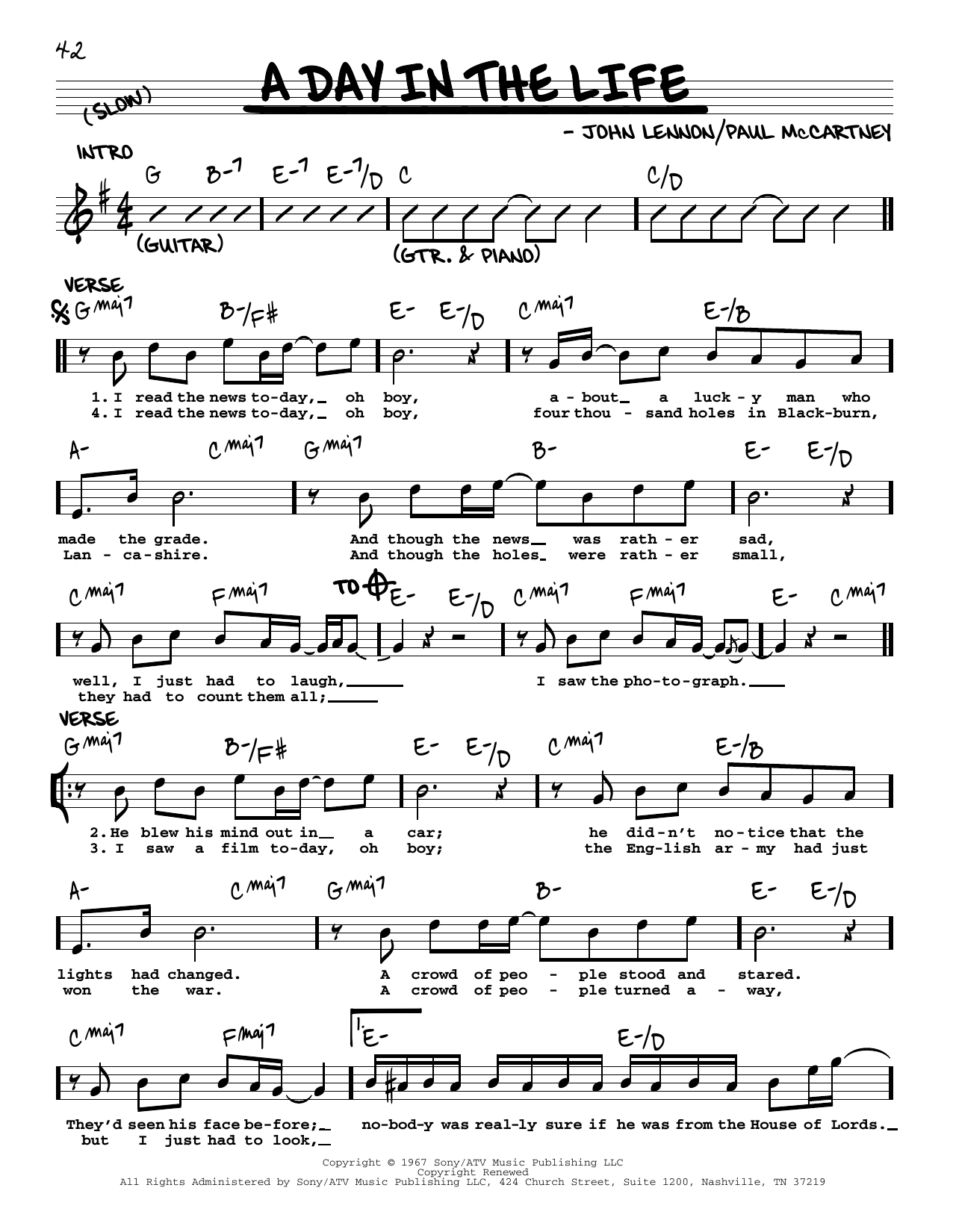 Produktbild zu: A Day In The Life [Jazz version]