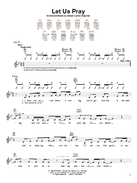Product gallery: Page 1 of 1 Let Us Pray, Steven Curtis Chapman