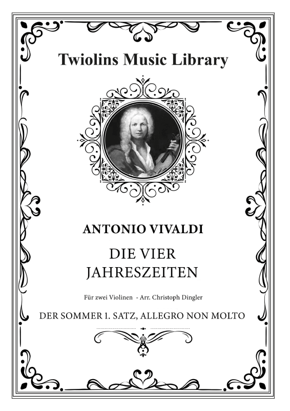 Produktbild zu: Die vier Jahreszeiten, Konzert Nr. 2 - Der Sommer - 1. Allegro non moltoThe Twiolins