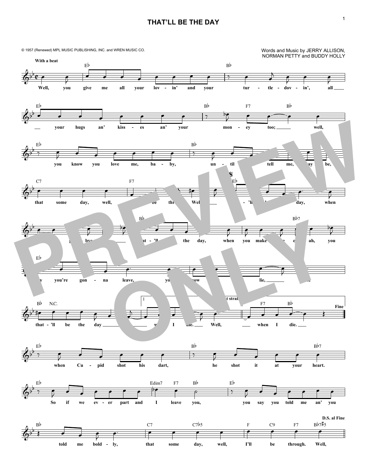 Produktgalerie: Seite 1 von 1 That'll Be The Day, The Crickets, Melodieinstrument