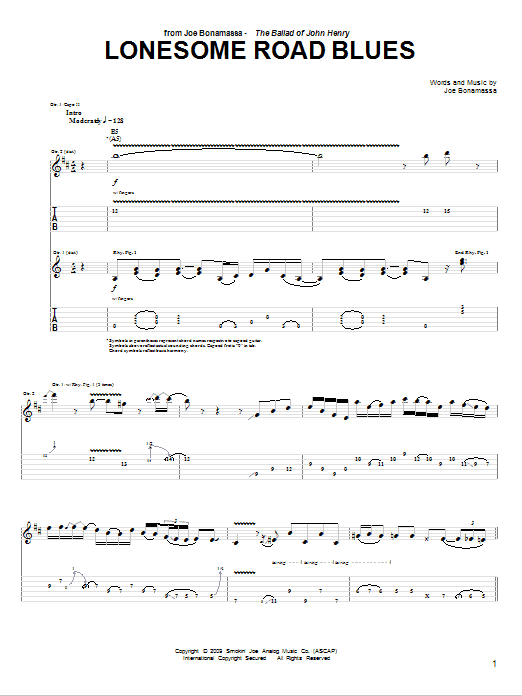 Produktbild zu: Lonesome Road Blues